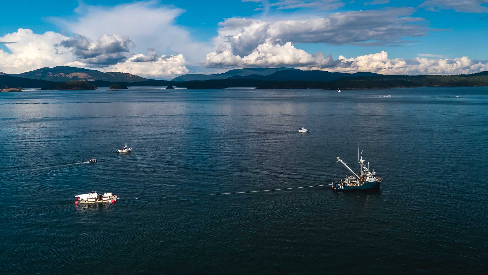 aerial view of expedition