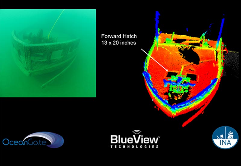 3D scans compared to underwater photo