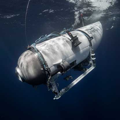 image of Titan submersible