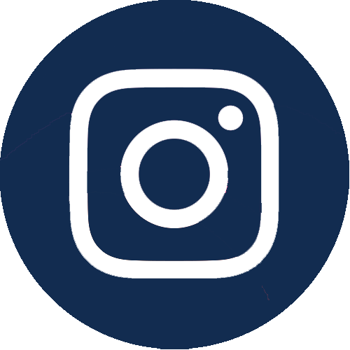 Instagram icon in dark blue